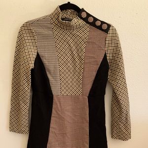 Zara - plaid mini dress